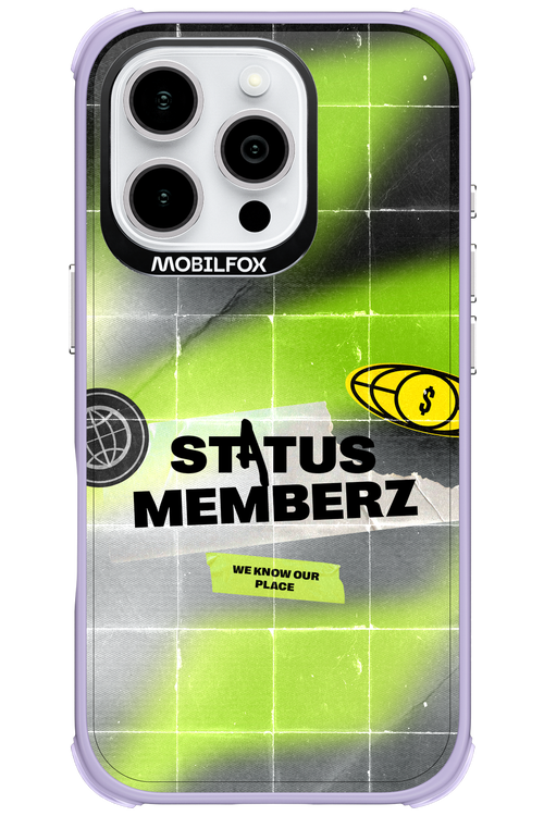 Status Memberz - Apple iPhone 16 Pro