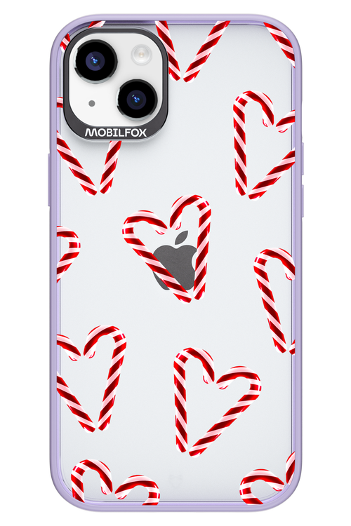 Candy Cane Hearts - Apple iPhone 14 Plus