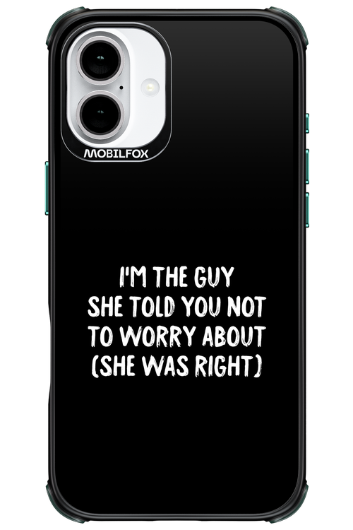 She was right 2.0 - Apple iPhone 16 Plus
