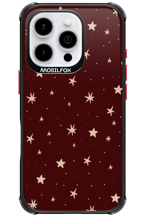 Burgundy Stars - Apple iPhone 16 Pro