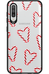 Candy Cane Hearts - Samsung Galaxy A50