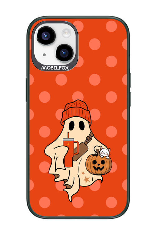Ghost Girl (Orange) - Apple iPhone 14