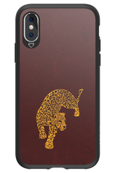 Burgundy Leopard - Apple iPhone XS