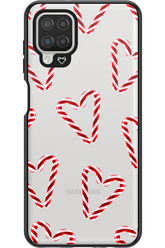 Candy Cane Hearts - Samsung Galaxy A12