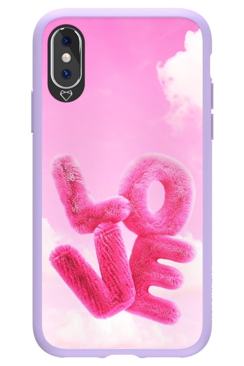 Pinky Love Clouds - Apple iPhone XS