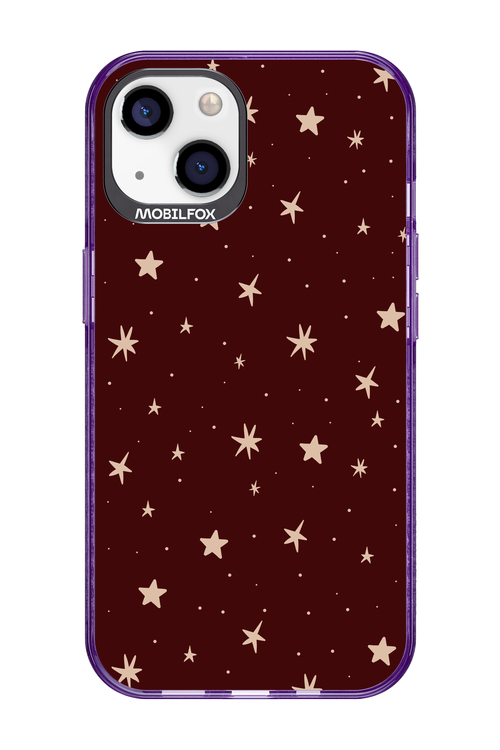 Burgundy Stars - Apple iPhone 13