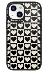 Checkered Heart - Apple iPhone 13 Mini