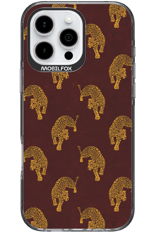 Burgundy Leopard Pattern - Apple iPhone 16 Pro Max