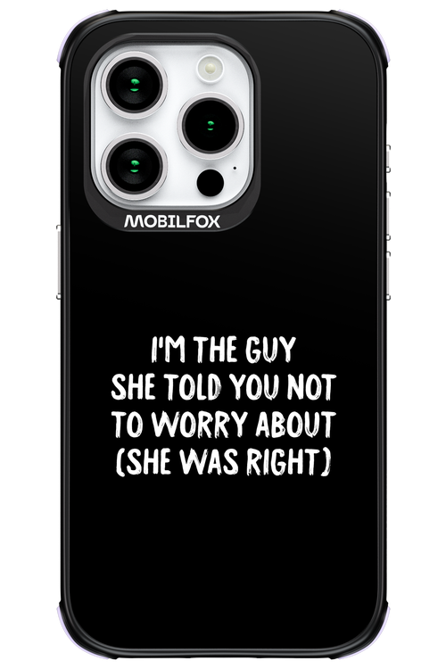 She was right 2.0 - Apple iPhone 15 Pro