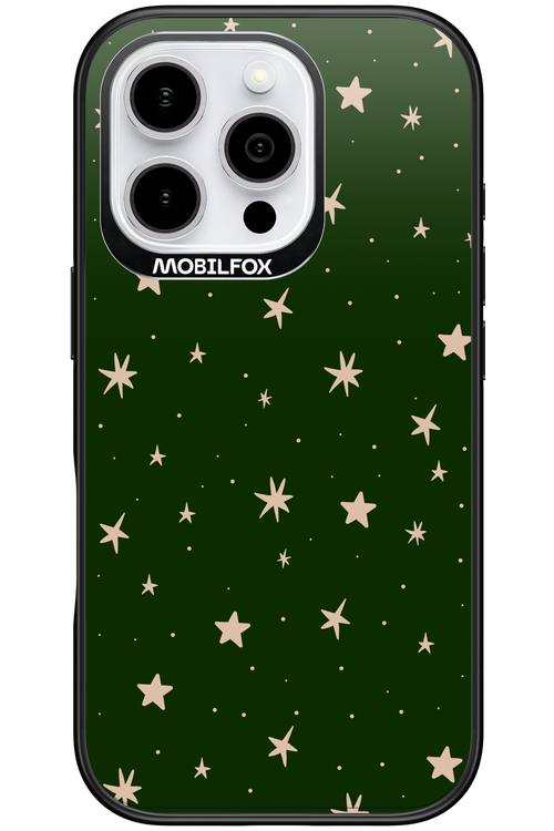 Forest Green Stars - Apple iPhone 16 Pro
