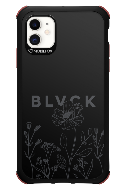 Black Flowers - Apple iPhone 11