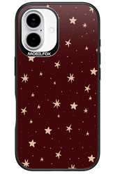 Burgundy Stars - Apple iPhone 16