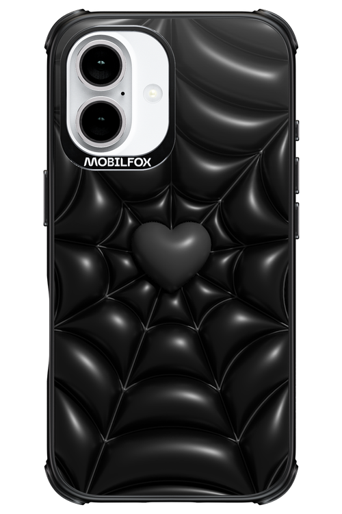 Black Spider Heart - Apple iPhone 16