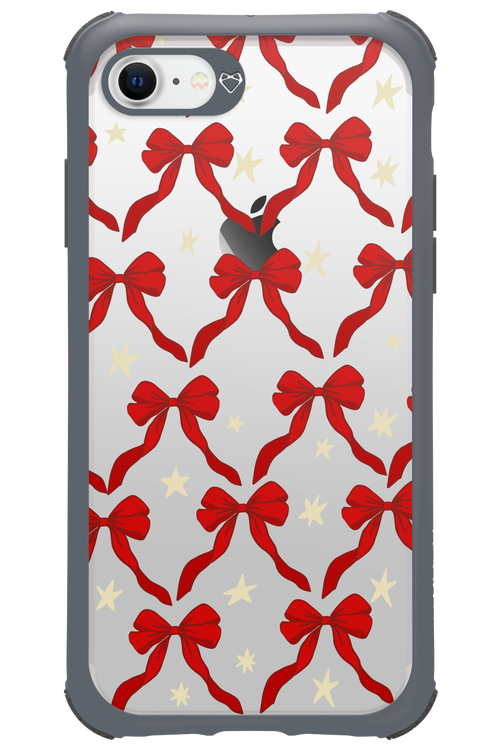Bow & Stars (Transparent) - Apple iPhone 7
