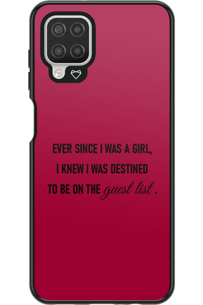 Guest List - Samsung Galaxy A12