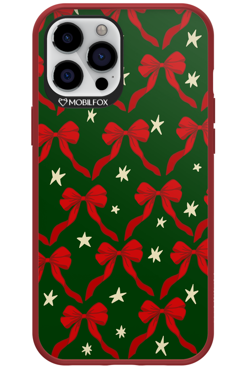 Bow & Stars (Green) - Apple iPhone 12 Pro Max