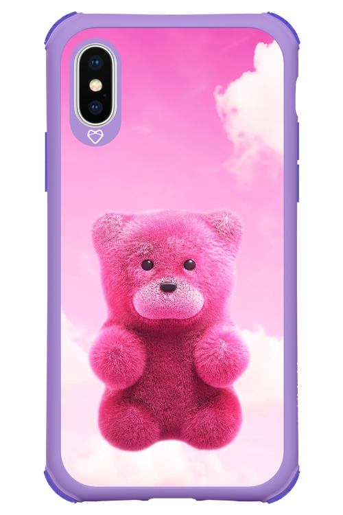 Pinky Bear Clouds - Apple iPhone XS