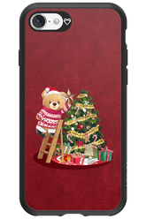 Christmas Bear (Burgundy) - Apple iPhone SE 2020
