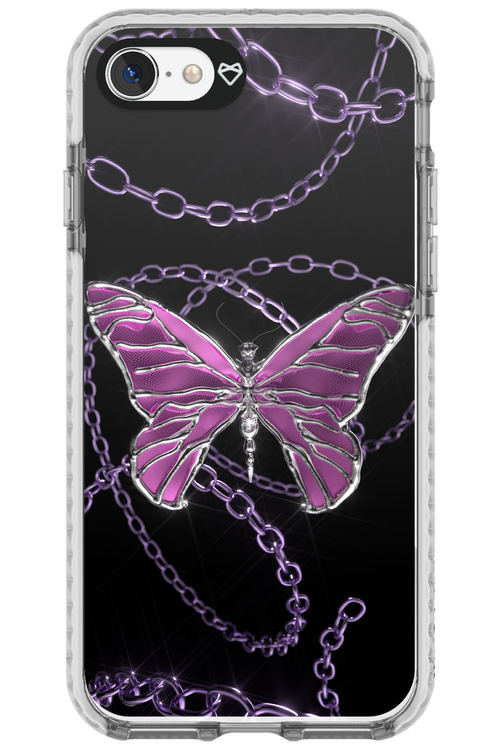 Butterfly Necklace - Apple iPhone SE 2020