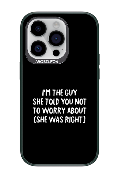 She was right 2.0 - Apple iPhone 14 Pro