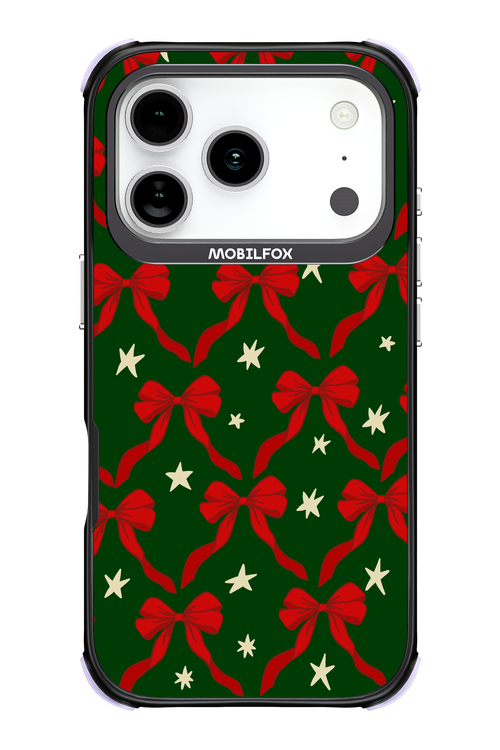 Bow & Stars (Green) - Apple iPhone 17 Pro