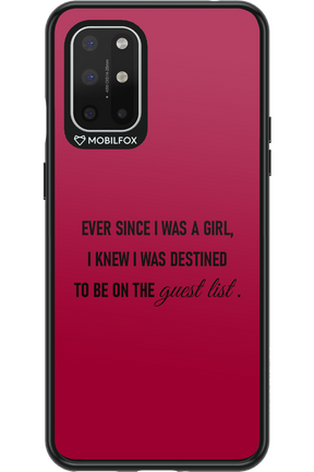 Guest List - OnePlus 8T