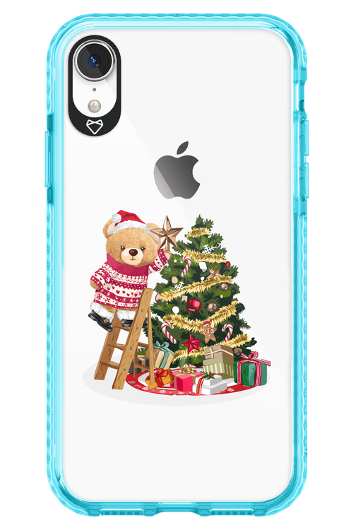 Christmas Bear (Transparent) - Apple iPhone XR