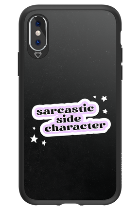 Sarcastic Black - Apple iPhone X