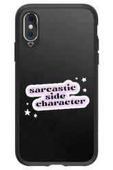 Sarcastic Black - Apple iPhone X