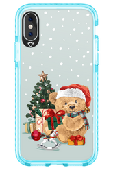 Merry Christmas Bear - Apple iPhone X