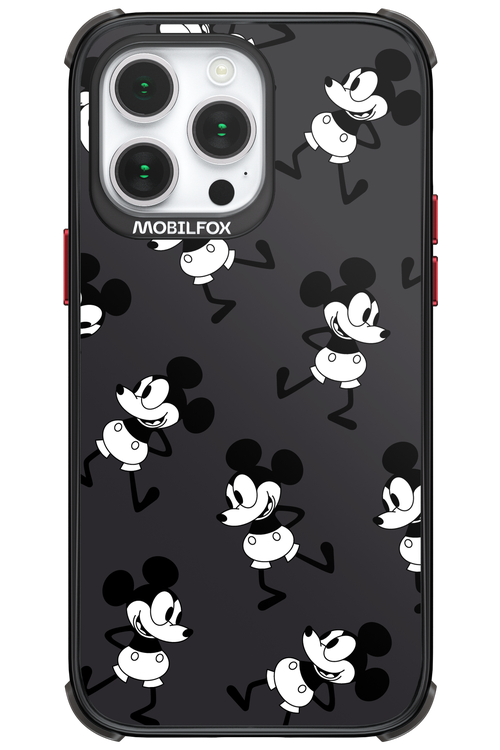 Iconic Mouse (antracite pattern) - Apple iPhone 14 Pro Max