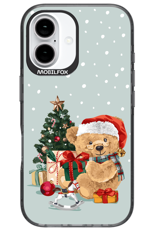 Merry Christmas Bear - Apple iPhone 16