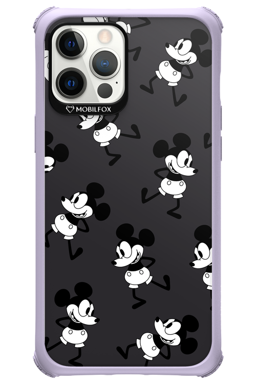 Iconic Mouse (antracite pattern) - Apple iPhone 12 Pro Max