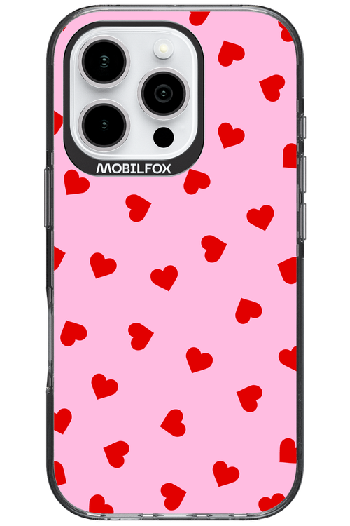Sprinkle Heart Pink - Apple iPhone 16 Pro