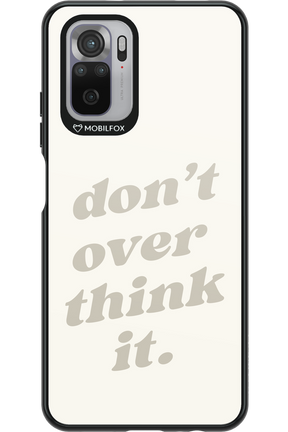 No OverThink - Xiaomi Redmi Note 10