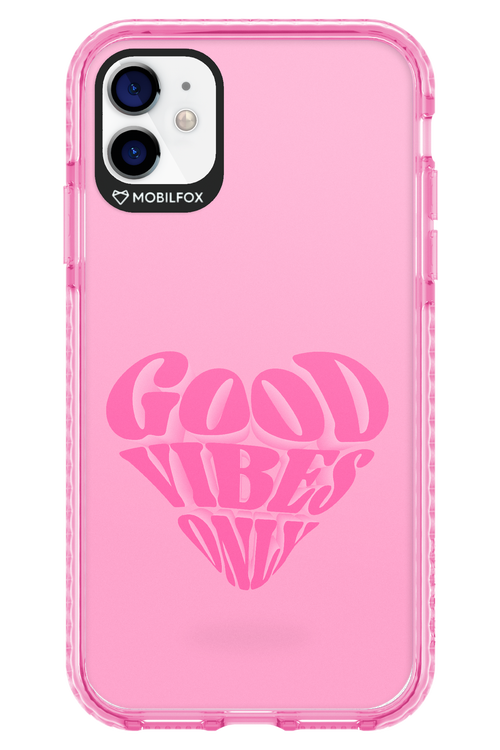 Good Vibes Heart - Apple iPhone 11