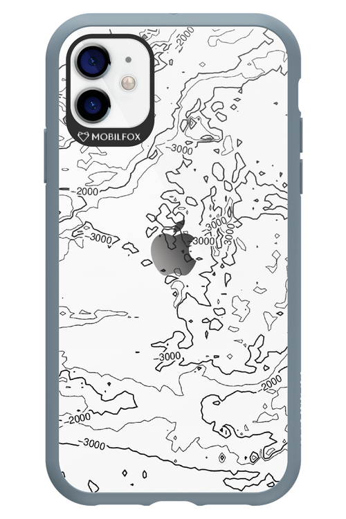 Contour Map - Apple iPhone 11