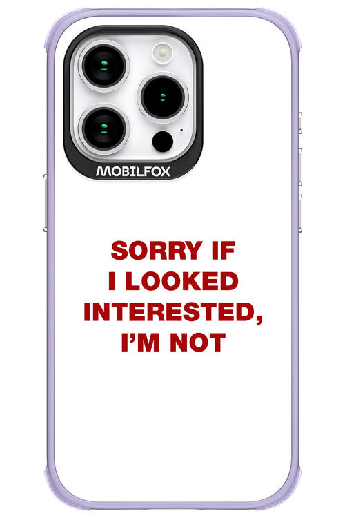 I'm not - Apple iPhone 15 Pro