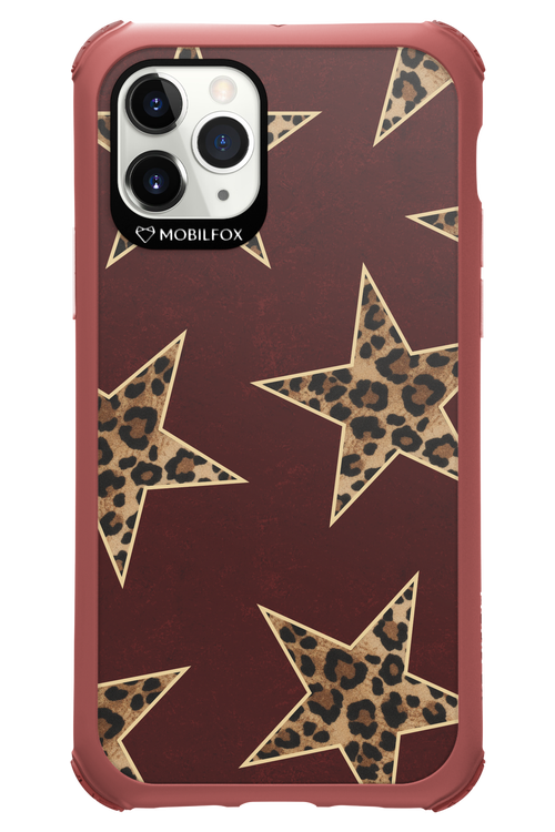 Wild Stars Burgundy - Apple iPhone 11 Pro