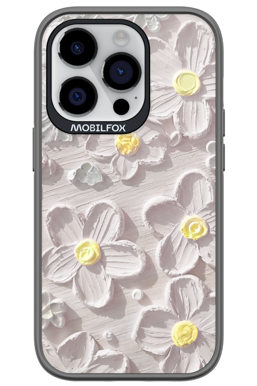 White Flowers - Apple iPhone 14 Pro