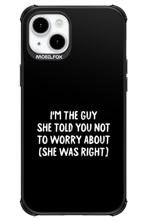 She was right 2.0 - Apple iPhone 15 Plus