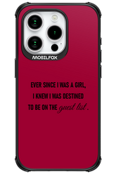 Guest List - Apple iPhone 15 Pro