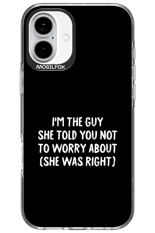 She was right 2.0 - Apple iPhone 16 Plus