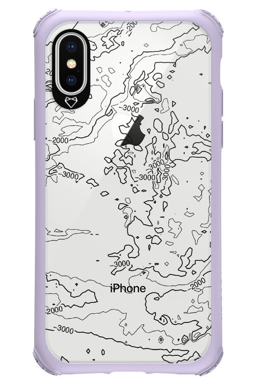 Contour Map - Apple iPhone X
