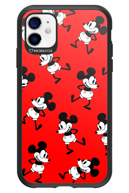 Iconic Mouse (red pattern) - Apple iPhone 11