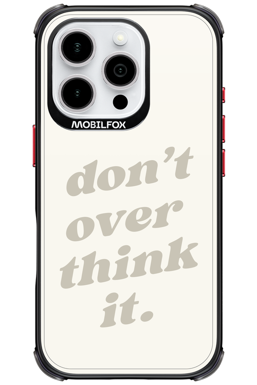 No OverThink - Apple iPhone 16 Pro
