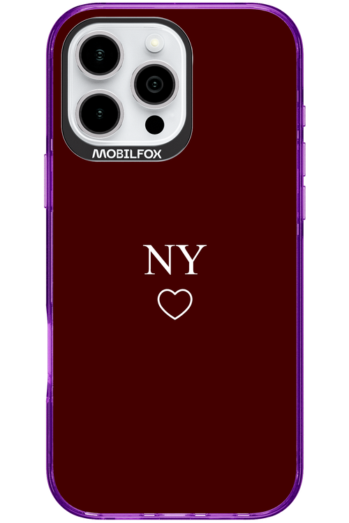 NY Burgundia 2.0 - Apple iPhone 16 Pro Max