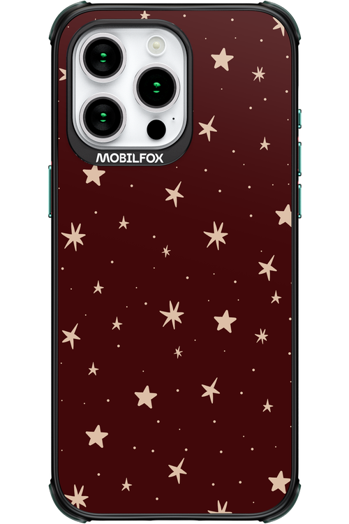 Burgundy Stars - Apple iPhone 15 Pro Max
