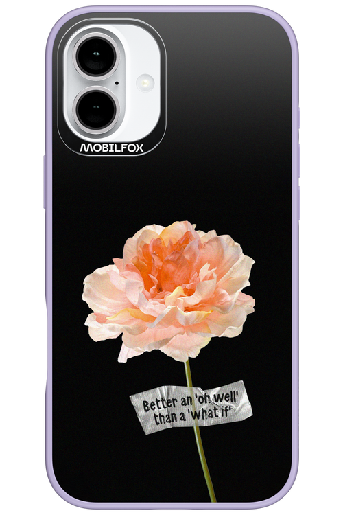 Flower Black - Apple iPhone 16 Plus