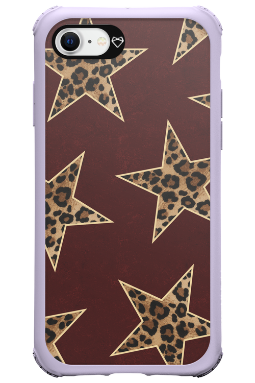 Wild Stars Burgundy - Apple iPhone 8